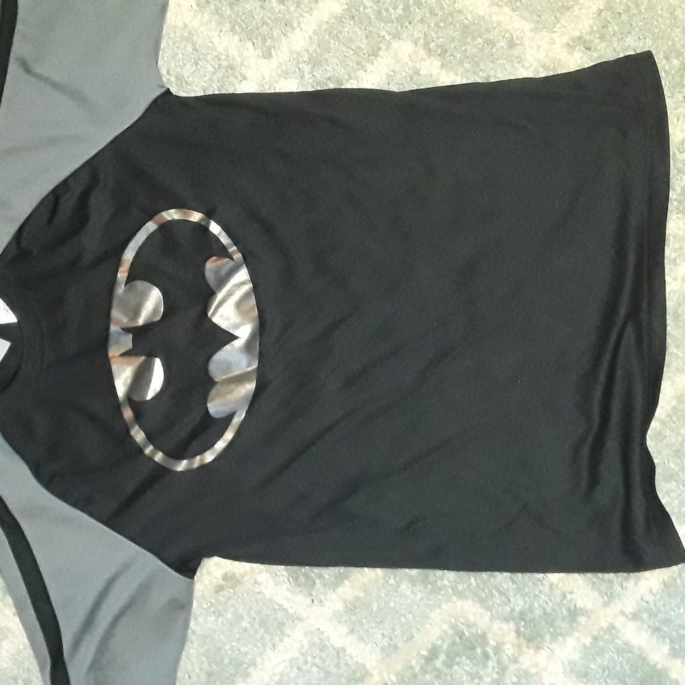 Xl boys metallic batman shirt